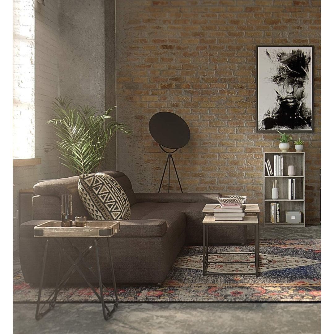 Kylee 3-Tier Open Shelf Bookcase