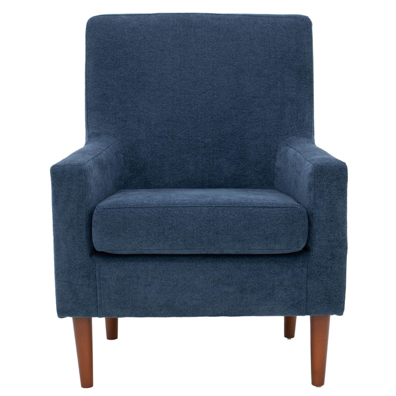 Fauteuil l 28 po Donham, 100% polyester indigo Chloe, Brun