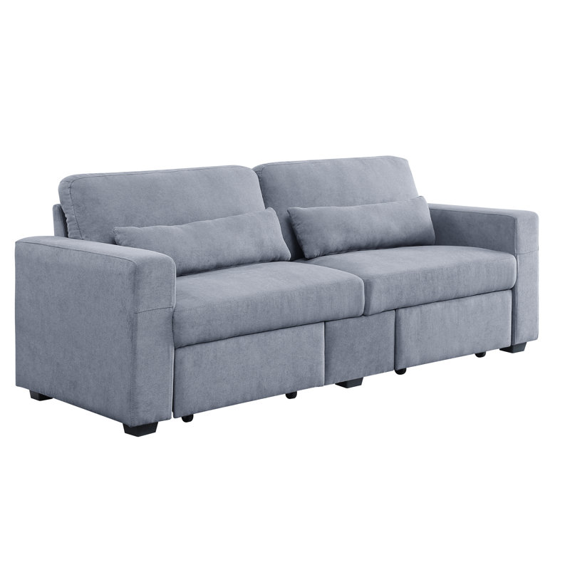 79" Linen Square Arm Sofa