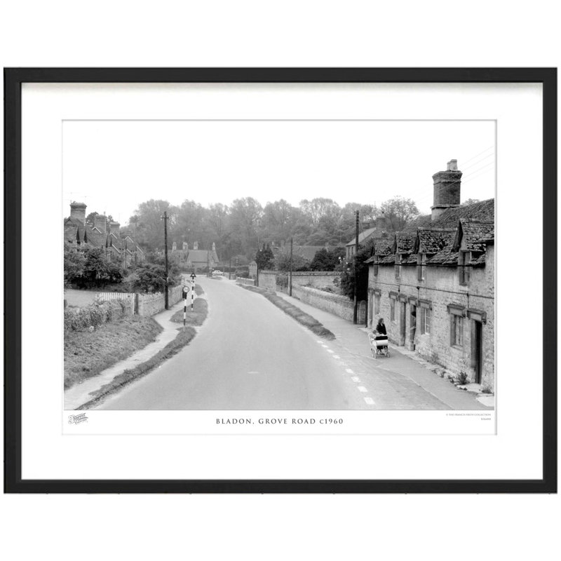 Bladon, Grove Road C1960 by Francis Frith - Single Picture Frame Print, 28cm H x 36cm W x 2.3cm D