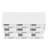 9-Drawer Metal Dresser for Bedroom, White Steel Chest of Drawers with Modern Profile