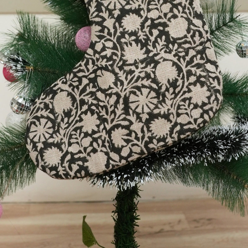 Chaussette de Noël Fabhibine Vintage, H 16 po x l 6,5 po