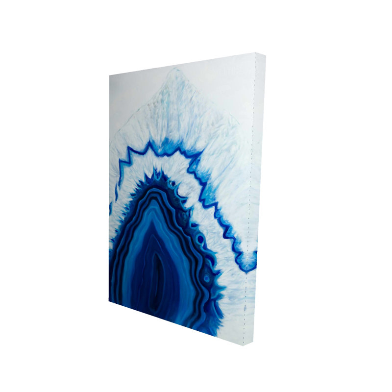Agate Geode Slice - Modern Canvas for Home Decor | Minerals