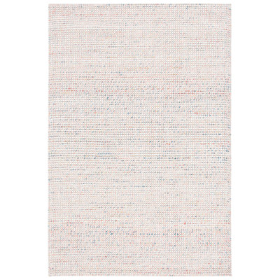 Tapis ivoire en laine tissé à la main