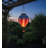 27" Hanging Solar Hot Air Balloon Lantern with Glass Panels and Metal Frame-125785676