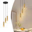 Aiyan 3 - Light Gold Cylinder Pendant