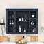Armoire à pharmacie murale avec porte miroir réfléchissante et tablettes pour le rangement de la salle de bain-1626697175