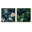 Ohiowa - Ensemble de 2 collages floraux carrés-101848078-101848075