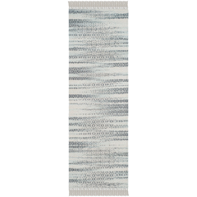 Tapis en coton tissé à plat Waimes, Tapis de couloir 2 pi 3 po x 7 pi