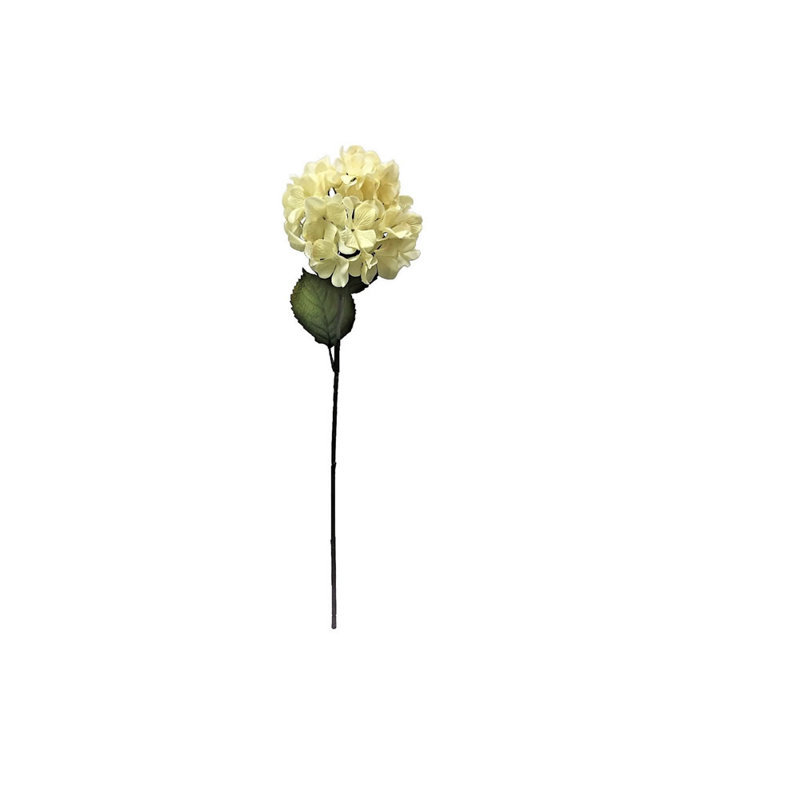 Tige d'hortensia artificielle, Crème