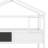 House Bunk Bed With Storage Staircase And Blackboard-847492933