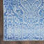 Tapis bleu en coton lavable à la machine-93874669