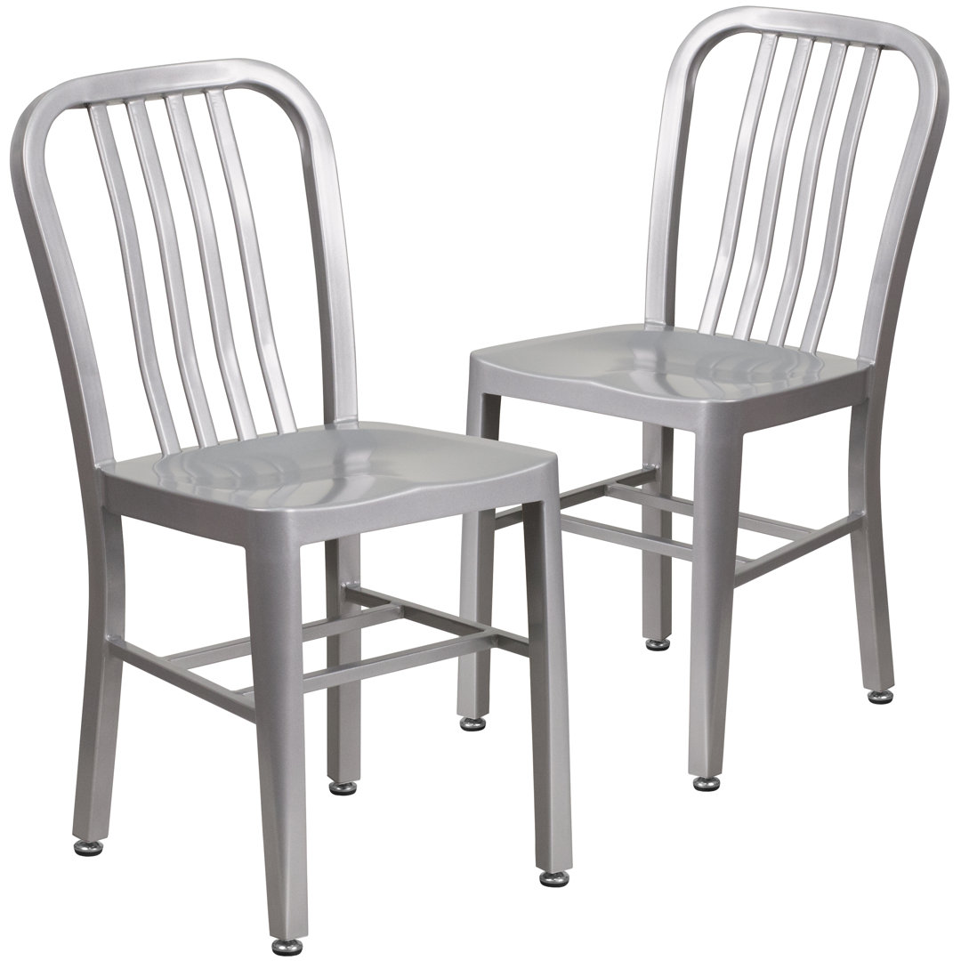Commercial Grade Metal Indoor-Outdoor Bistro Chair