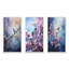 «Winter Enchanted Frost Pointillism», 3 pièces sur toile-1577309711-1577309708