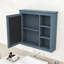 Armoire à pharmacie murale élégante avec tablettes et miroir-448845040-448845041