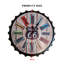Amena Metal Wall Clock