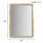 Natural Rattan Rectangle Wall Mirror