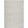 Tibetan Geometric Hand-Knotted Silver Area Rug