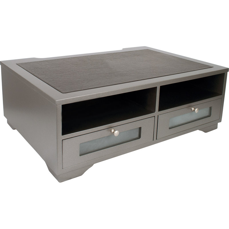 21.75'' H x 7.75'' W Printer Stand, Classic Silver