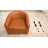 Seldon 28'' H Barrel Chair Modern Tub Club Chair Upholstered Armchair-160627492