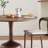 Garlic-shaped leg dining table