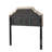 Button tufted design headboard with nailhead trim-2020287265