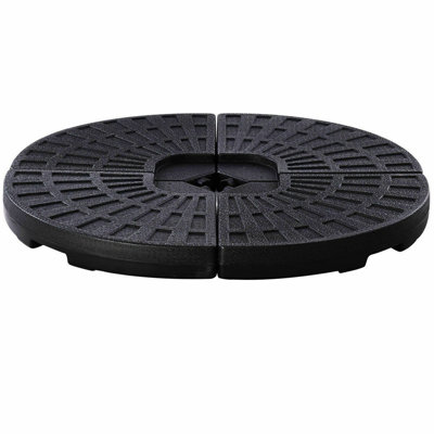 Base de parasol autoportante en plastique pour patio