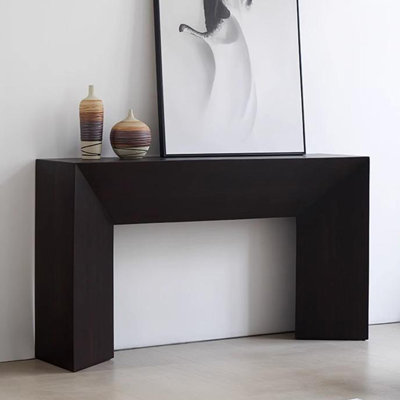 Italian style light luxury simple console table