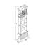 181.9cm Wood Floor Clock