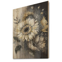 Stupell Flowers My Happy Place Sunflower Wall Plaque Art by Annie LaPoint - 17 x 7