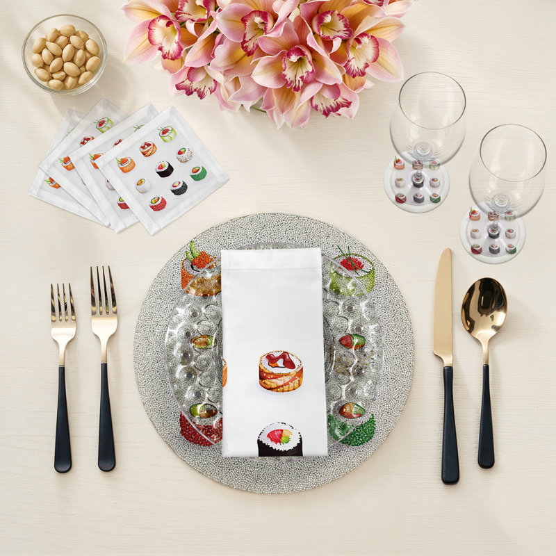 Sushi Go Round Beaded Placemat Smooth