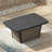 Baecher 24.61" H x 51.97" W Aluminum Outdoor Fire Pit Table with Wicker Base and Hidden Fuel Tank Storage-1167826889