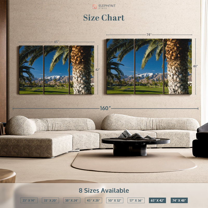 «Desert Princess Golf Course» sur toile, H 48 po x l 74 po