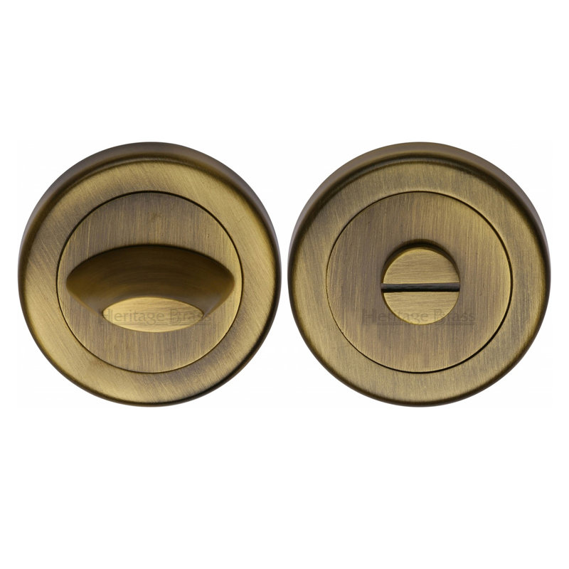 Heritage Brass Heritage Privacy Thumbturn & Emergency Release, Satin Chrome
