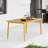 Outdoor Wood Dining Table