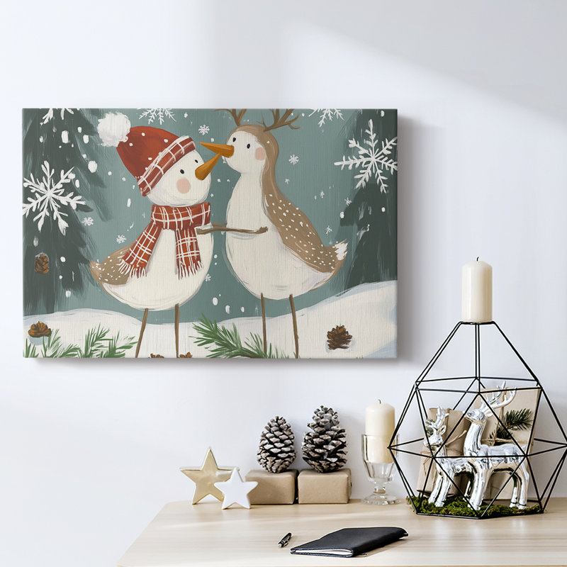 Christmas Holiday Arts - Toile tendue avec châssis XMA171697, H 8 po x l 12 po