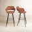 Lake Upholstered Counter Stool with Metal Frame-308806266-303832044