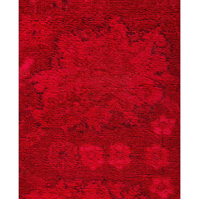 Overdyed One-of-a-Kind 3' 1" X 5' 6" Hand Knotted Area Rug