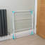 JVL Over Door Radiator Clothes Drying Airer-6M, White, Pack of 2