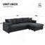 Canapé modulaire moderne 101 "x 66" avec coussins décoratifs-702220567