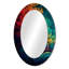 Persaya arc-en-ciel coloré Waves II - miroir mural décoratif, grand miroir moderne, art imprimé en métal-342361217-342361220