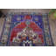 Tapis décoratif en laine à motif patchwork Ethnique 1,5 x 2,4 pi