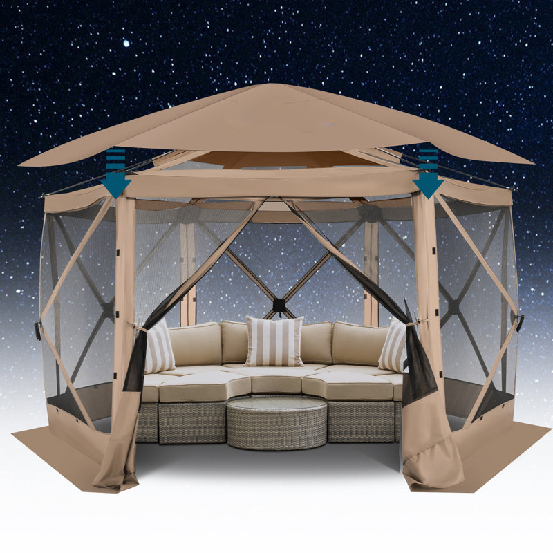 Pop-up abri de jardin, Kaki