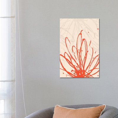 Mandarin Burst Ii by L. Hewitt - Wrapped Canvas Gallery-Wrapped Canvas Giclée