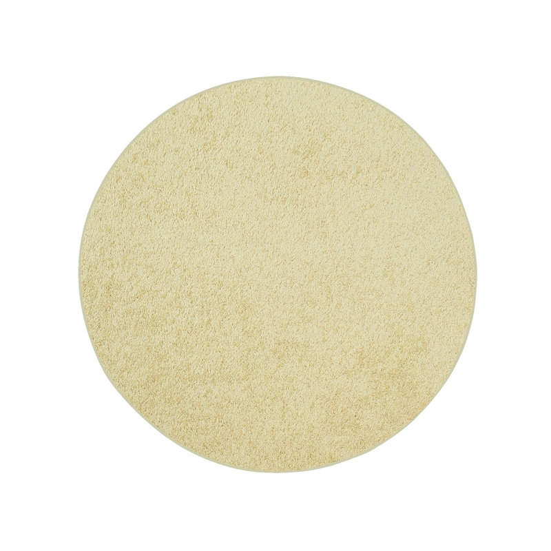 Modern Plush Pet and Kids Friendly Solid Color Yellow Area Rugs, Stain & Fade Resistance, Perfect for Living Room, Dining Room, Bedroom, Playroom and Kidsroom, Event, Wedding, Ambert Binded Rug