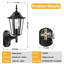 Matte Black 40.64cm H Outdoor Sconce