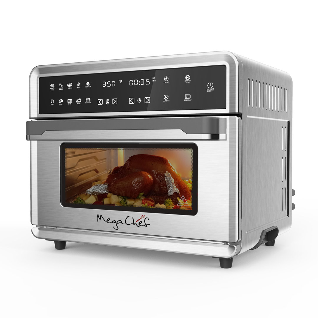 10 in 1 Electronic Multifunction 360 Degree Countertop Convection Oven 120 V 1800 W Mega Chef