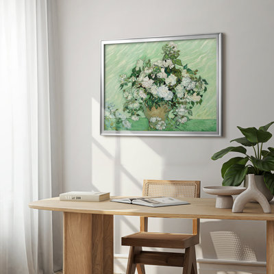 Roses-Vincent van Gogh-Framed Gallery Wrapped Canvas-1890