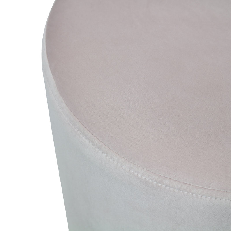 Fleury Metal Accent Stool, Pink