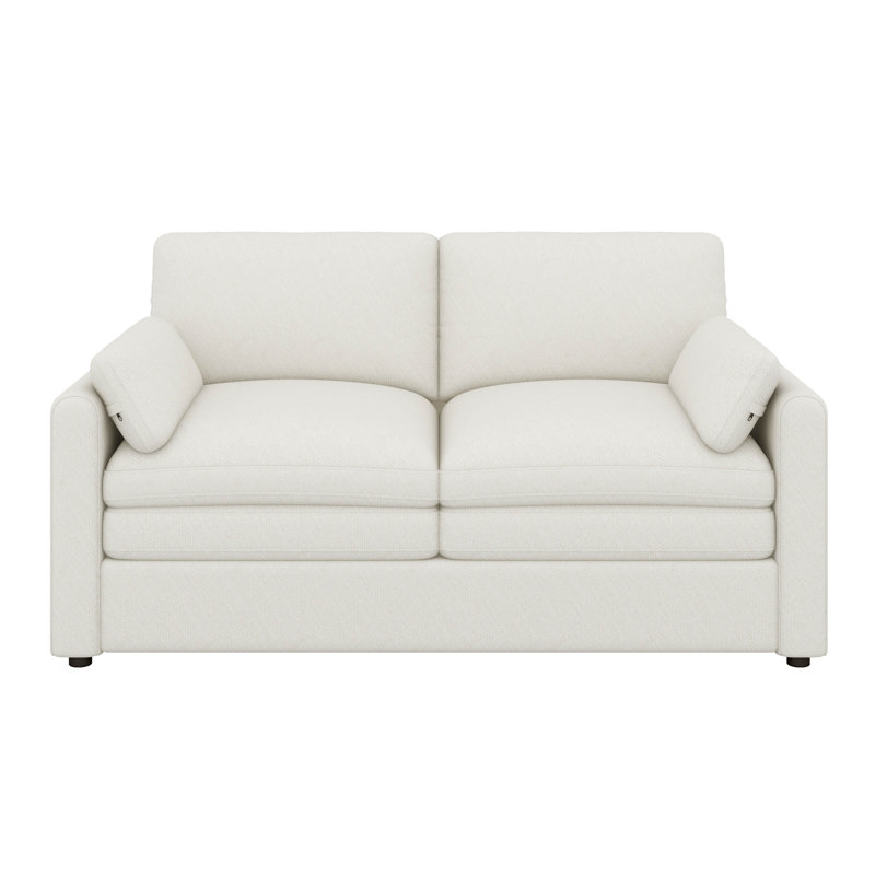 Causeuse 68,1 po, 2, Beige, H 32,7 po x l 68,1 po x P 33 po